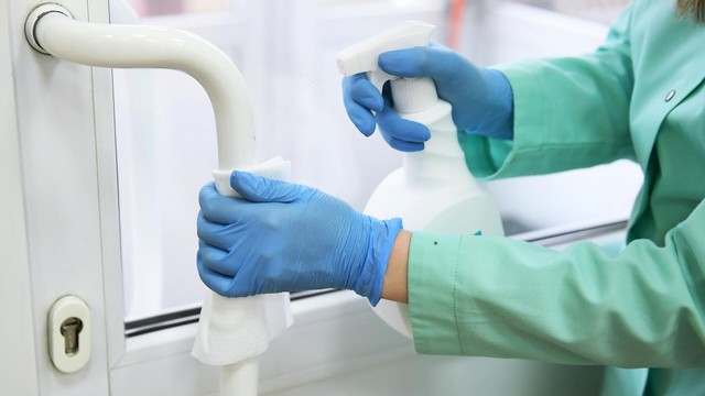 Дезинфекция в продовольственном магазине